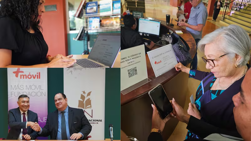 Biblioteca Nacional, ubicada en el Parque Omar, tendrá internet gratuito gracias a una donación de la Fundación Más Móvil